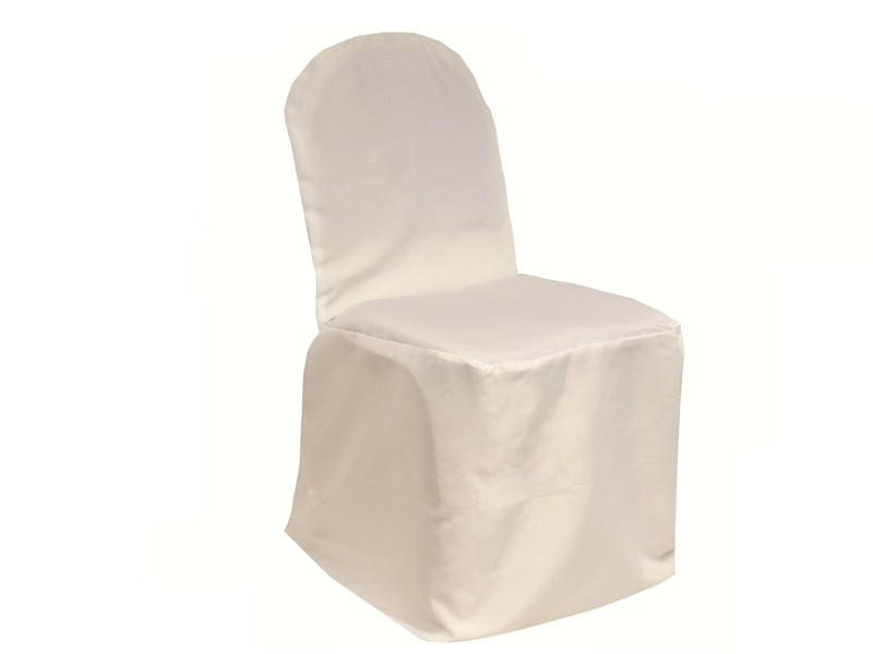 Polyester Banquet Satin Chair Cover