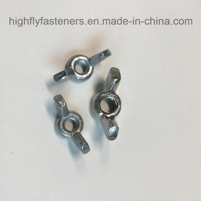 China Supply Standard Size Stainless Steel Wing Nut Butterfly Nut