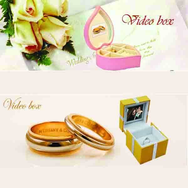LCD Screen Video Box for Jewelry /Ring/Diamond/Watch