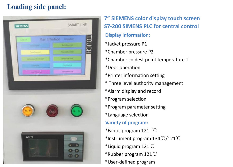 Aqs-S Autoclave Sterilization Machine for Ampoules and Vials