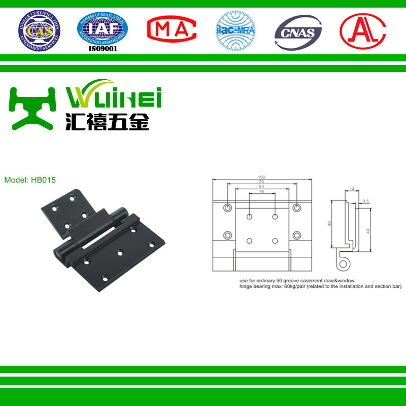 Aluminum Alloy Power Coating Pivot Hinge for Door with ISO9001 (HB015)