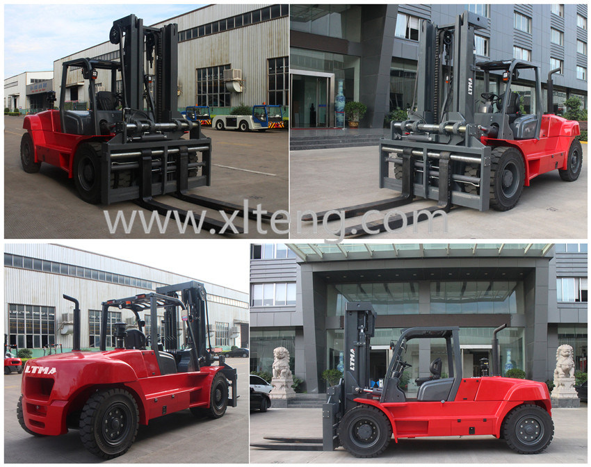 Ltma High Quality 12 Ton Diesel Forklift with Fork Positioner