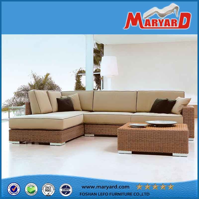 Ratan Wicker Sofa Patio Furniture