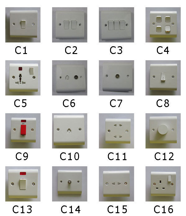 Professional Manufacture of Jr201 Wall Switch Hot Sales Switches Sockets