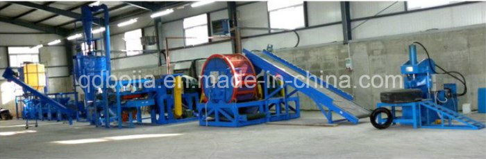 30-80 Mesh Tyre Recycling Rubber Machine