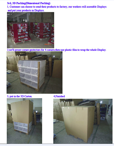 Waterproof Shinny Cardboard Countertop Display for Foods, Customized MDF Pop/POS Paper Counter Display