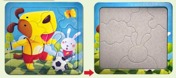 Customize Printed Paper Puzzle Children Jigsaw