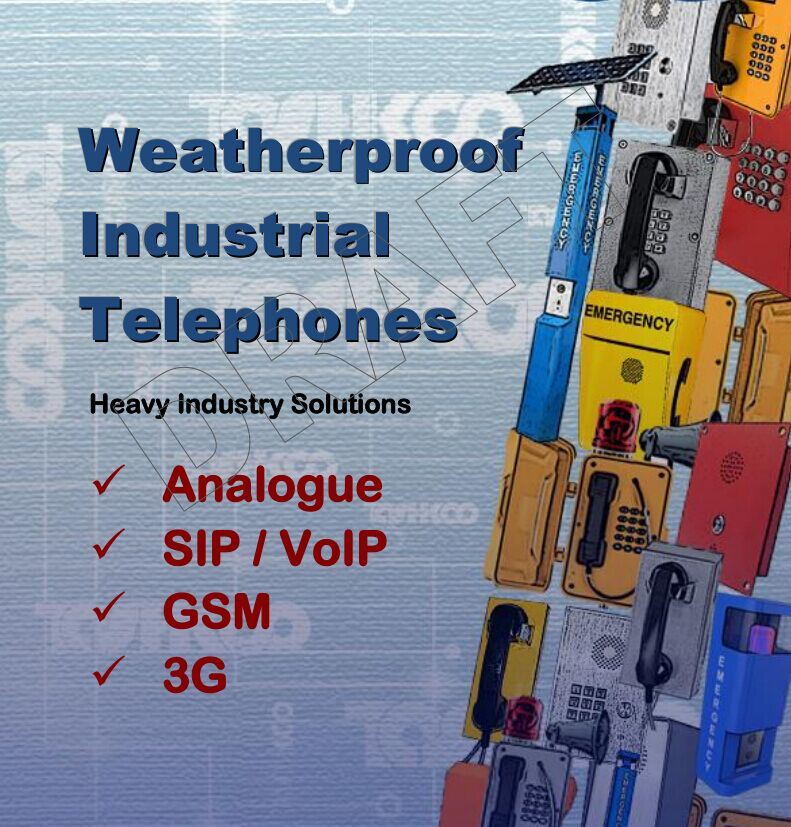 Tunnel Railway Industrial Explosion-Proof Telephone with Loudspeaker