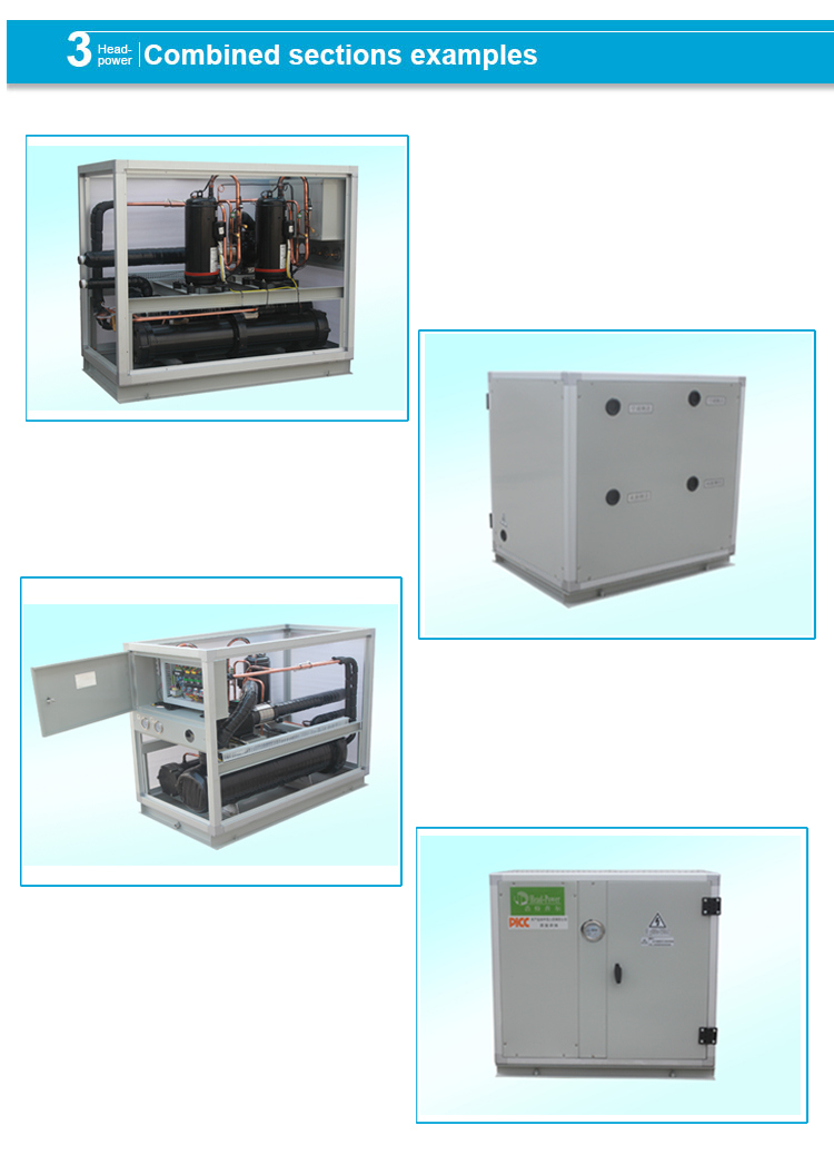 Pressure Protection Industrial Water Cooled Water Chiller Scroll Type