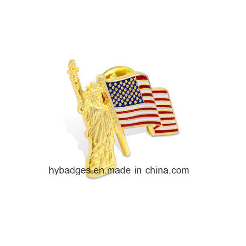 Thailand and Chinese Flag Badge, Souvenir Lapel Pin (GZHY-LP-003)