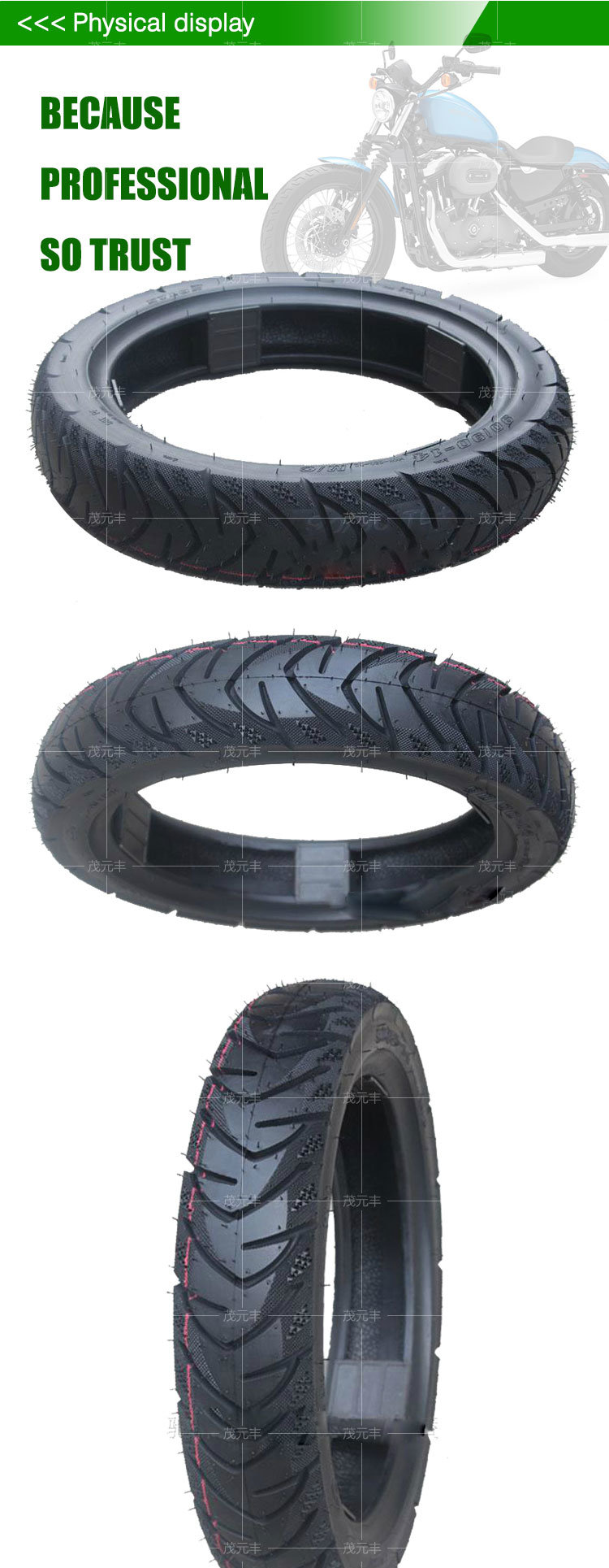 Best Quality 90/90-14 Factory Directly Street Standard Motorcycle Tire/ Tyre