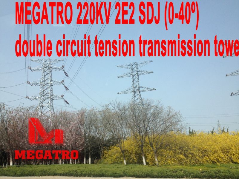 Megatro 220kv 2e2 Sdj DC Strain Power Tower