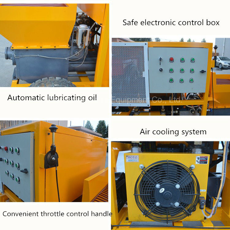 Mini Portable Concrete Pumps with Hydraulic System