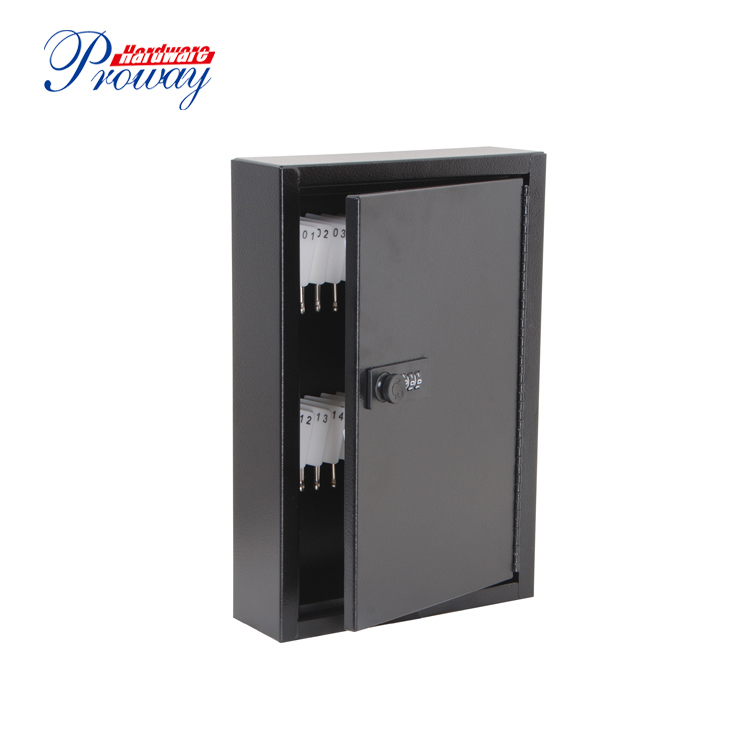 40 Key Cabinet Steel Security Lock Box with Combination Lock Wall Mounted
