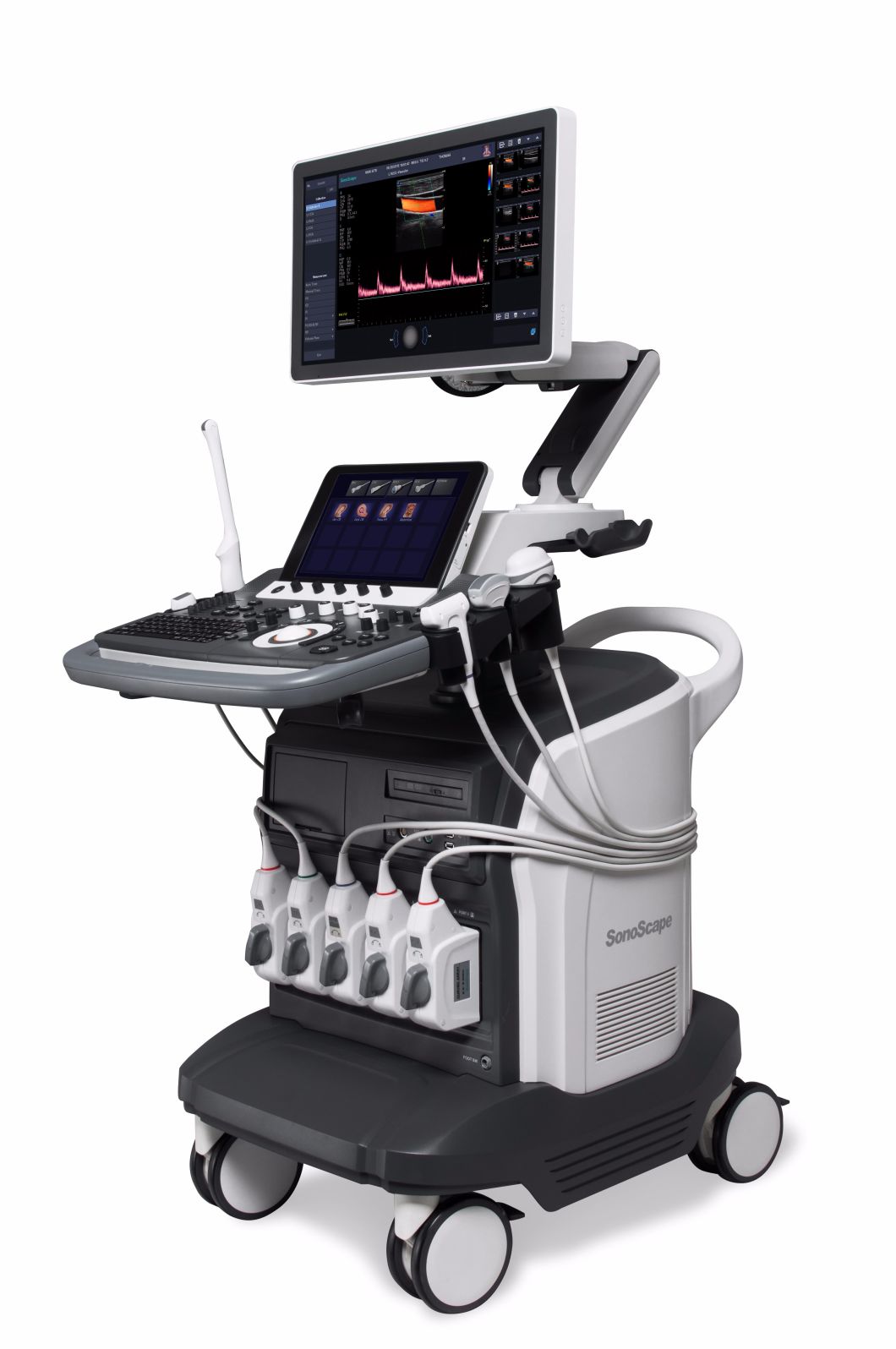 FDA approved new 3D/4D Sonoscape Trolley Diagnostic Ultrasound scanner S50
