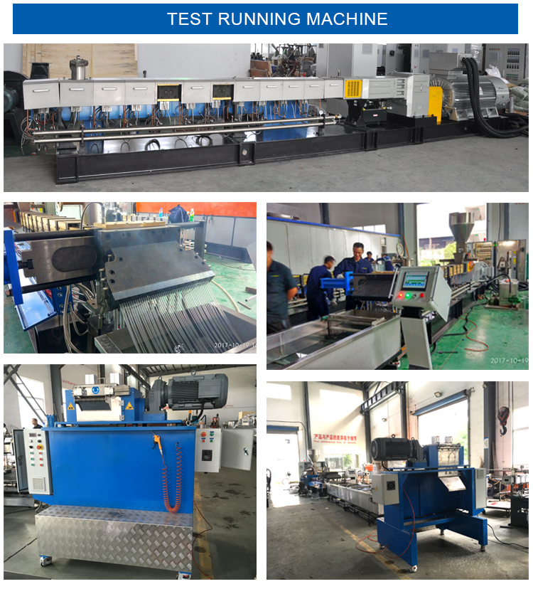 High Capacity PE PA PP Tse-95b Plastic Twin-Screw Extruder