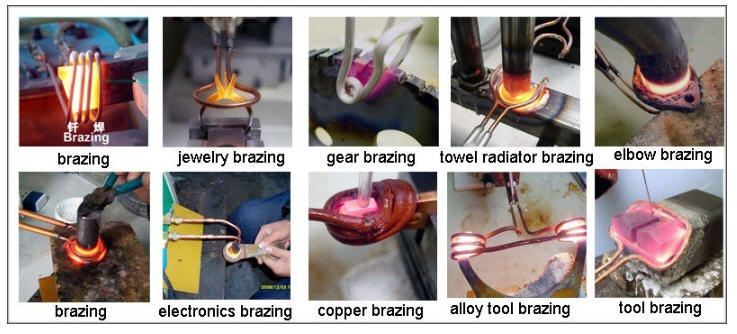 Heating Welding Brazing Carbide to Steel-15kw High Efficiency Induction Heating Machine