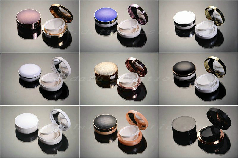 Plastic Products Bb Powder Compact Cosmetics Packaging