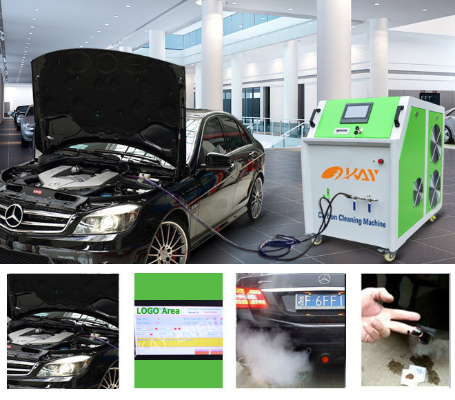 LCD Display Touch Screen Cleaning Machine for Vehicle Engine