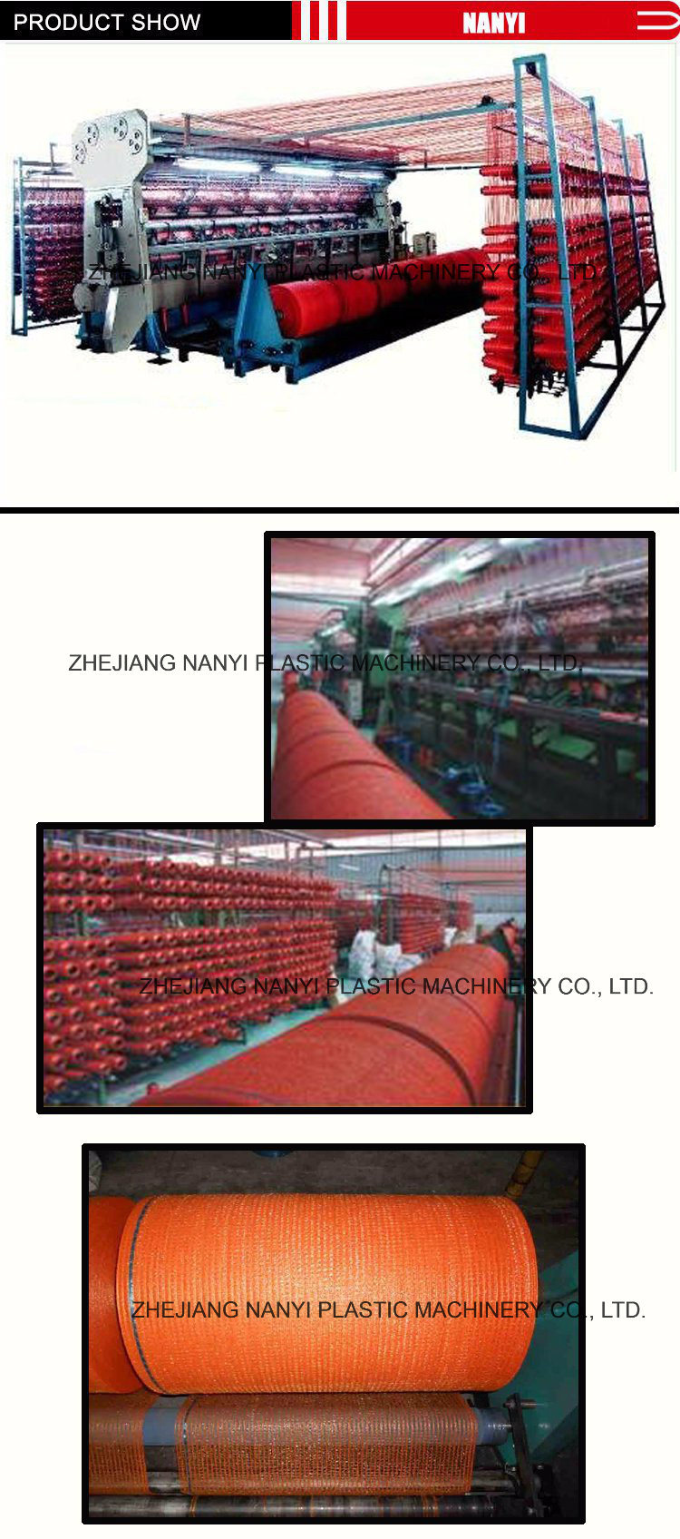 Plastic PP PE Mesh Leno Bag Raschel Warp Knitting Machine Weaving Machine