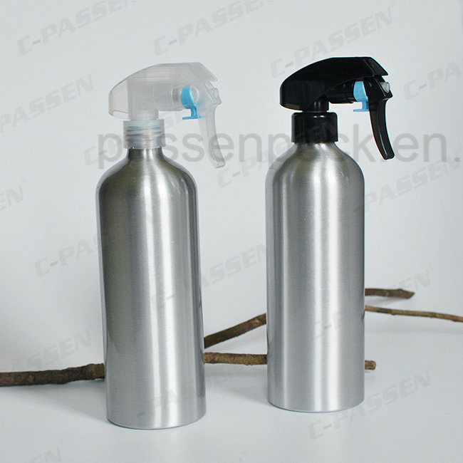 Silver Cosmetic Cream Packaging Bottle with Luxury Lotion Dispenser (PPC-ACB-056)