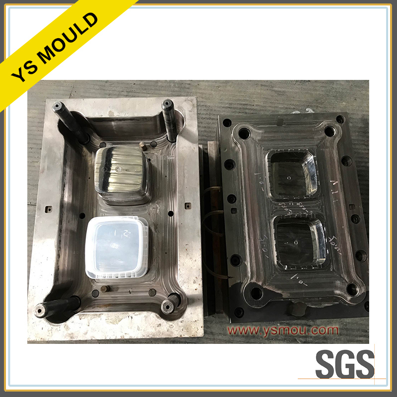 Plastic PP Container Mould with Hot Runner