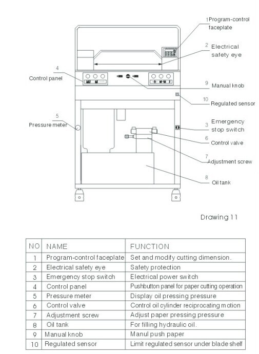 670mm Cutting Width Paper Cutting Machine (6700H)