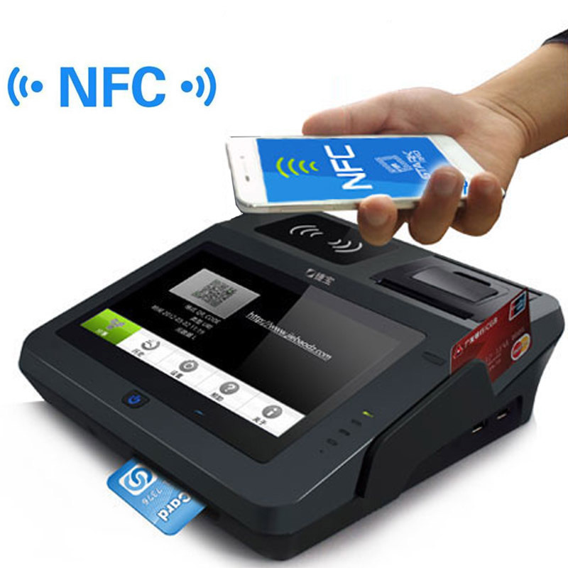 Supermaket POS Electronic Cash Register with Fingerprint Sensor