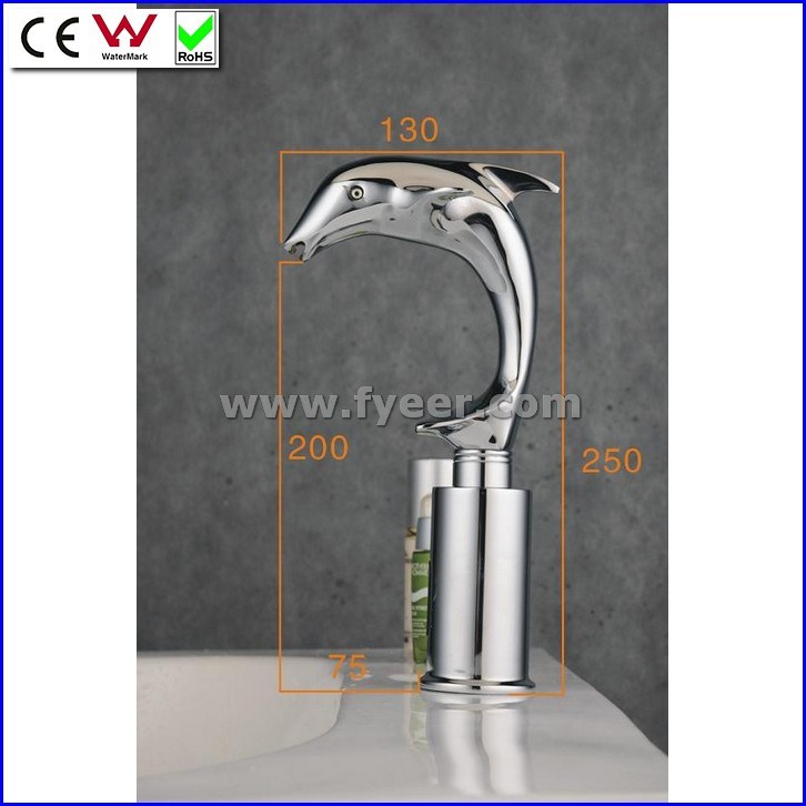 Cold Only Dolphin Sensor Tap Automatic Basin Faucet (QH0125)