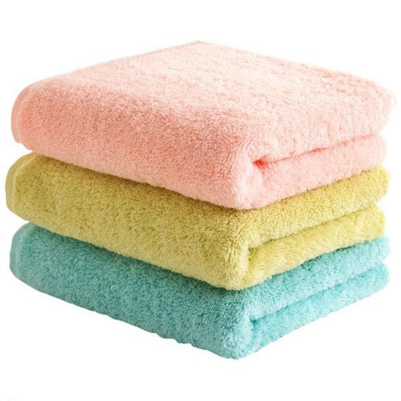 Macaron Colors Non-Twist Yarns Cotton Face Towel for Wholesale