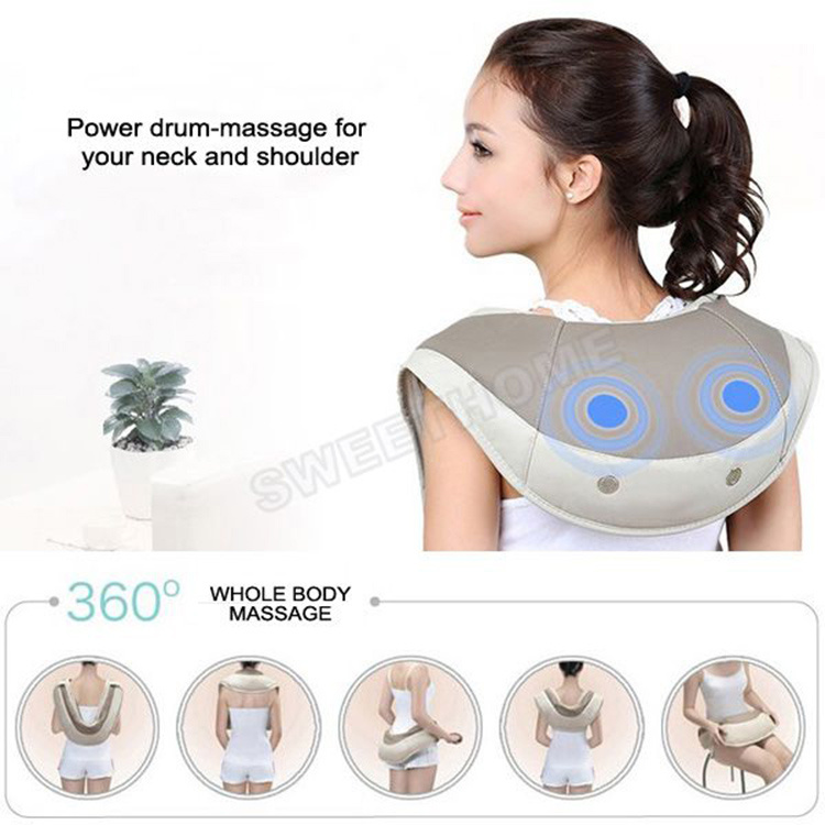 Health Care Tapping Neck and Shoulder Body Massager Belt Hammer