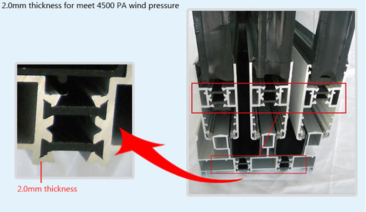 Double Glazing Thermal Break Aluminium Casement Window/Aluminium Windows