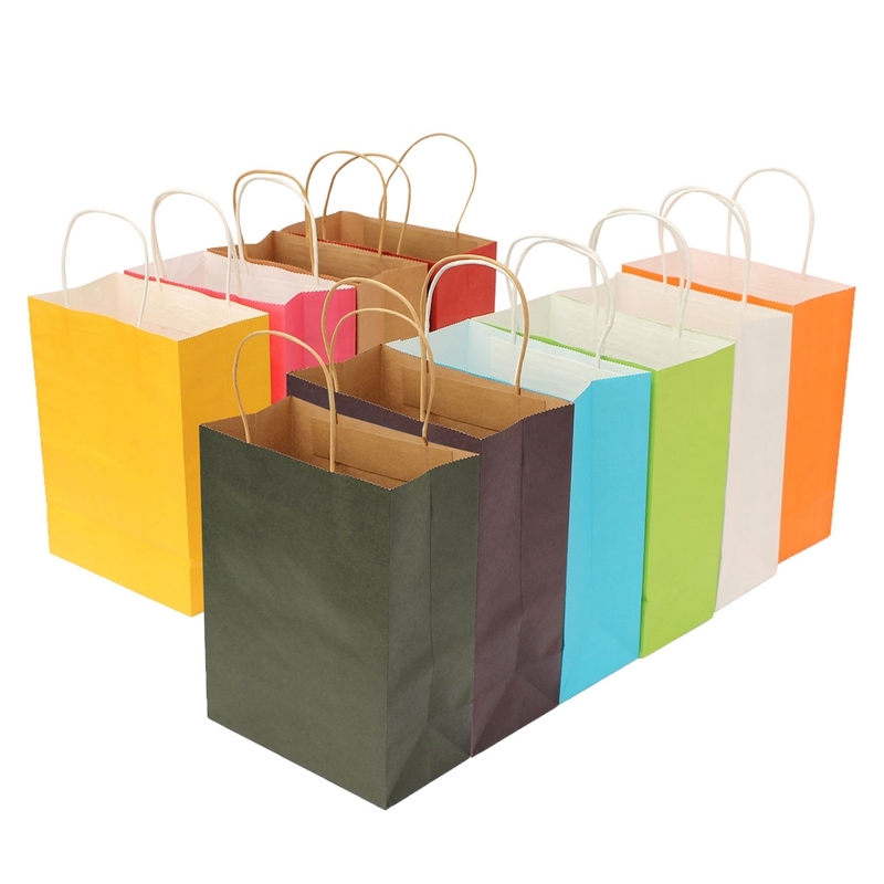 Colourful Low Price Paper Bags for Shopping