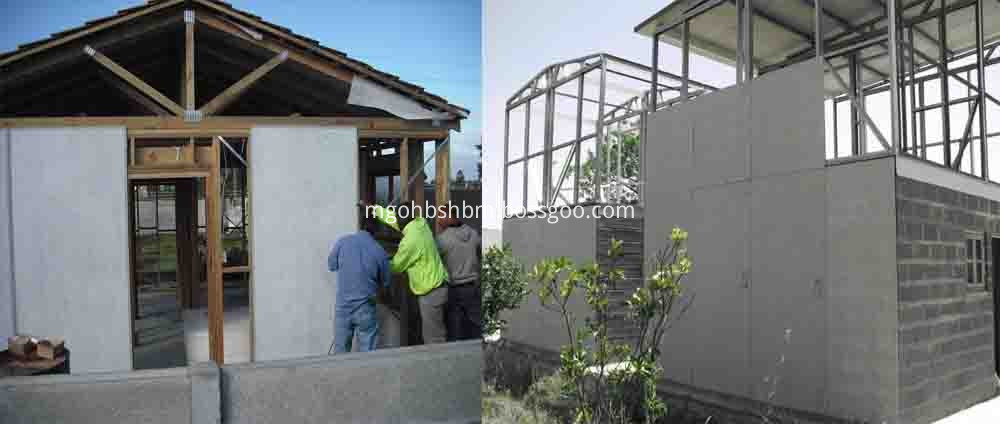 Ударопрочный огнестойкий внешний волокнистый цементный щит Impact-Resistant Fireproofing External Fiber Cement Board