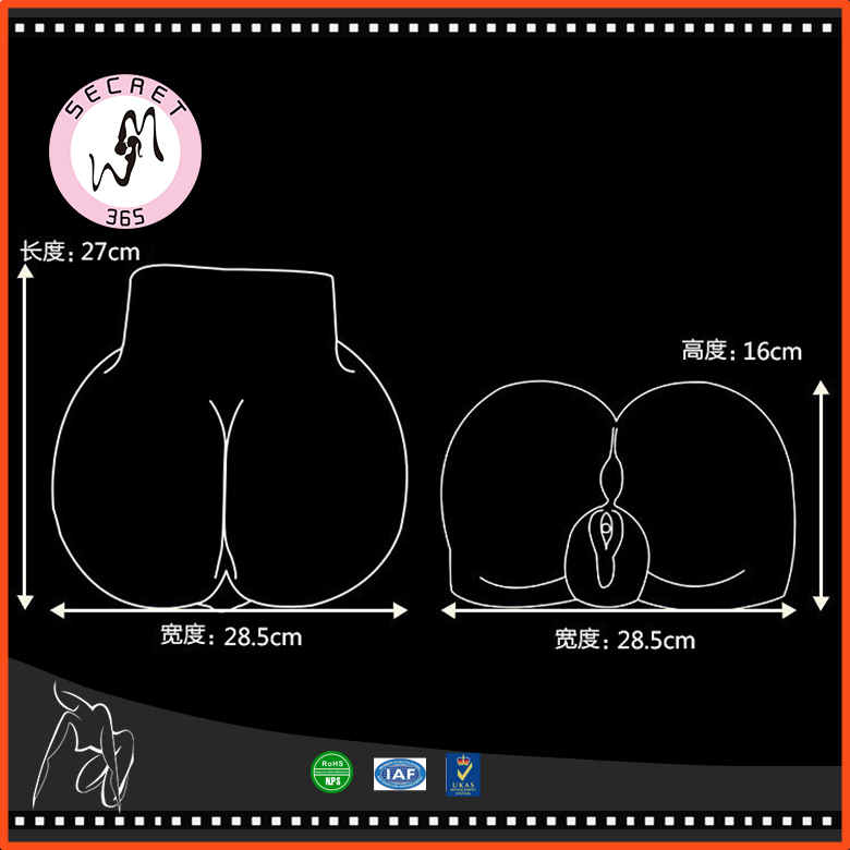 Bubble Butt Top Quality Reality 1: 1 Silicone Sex Doll Supper Gig Ass Sex Toy Sound & Vibrating