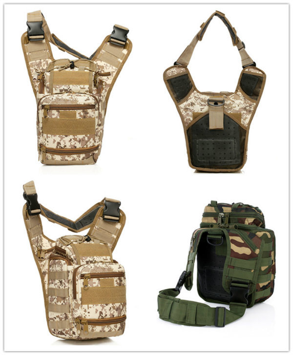 Multicolors Esdy Super Saddle Bag Tactical Camera Camouflage Camping Bag