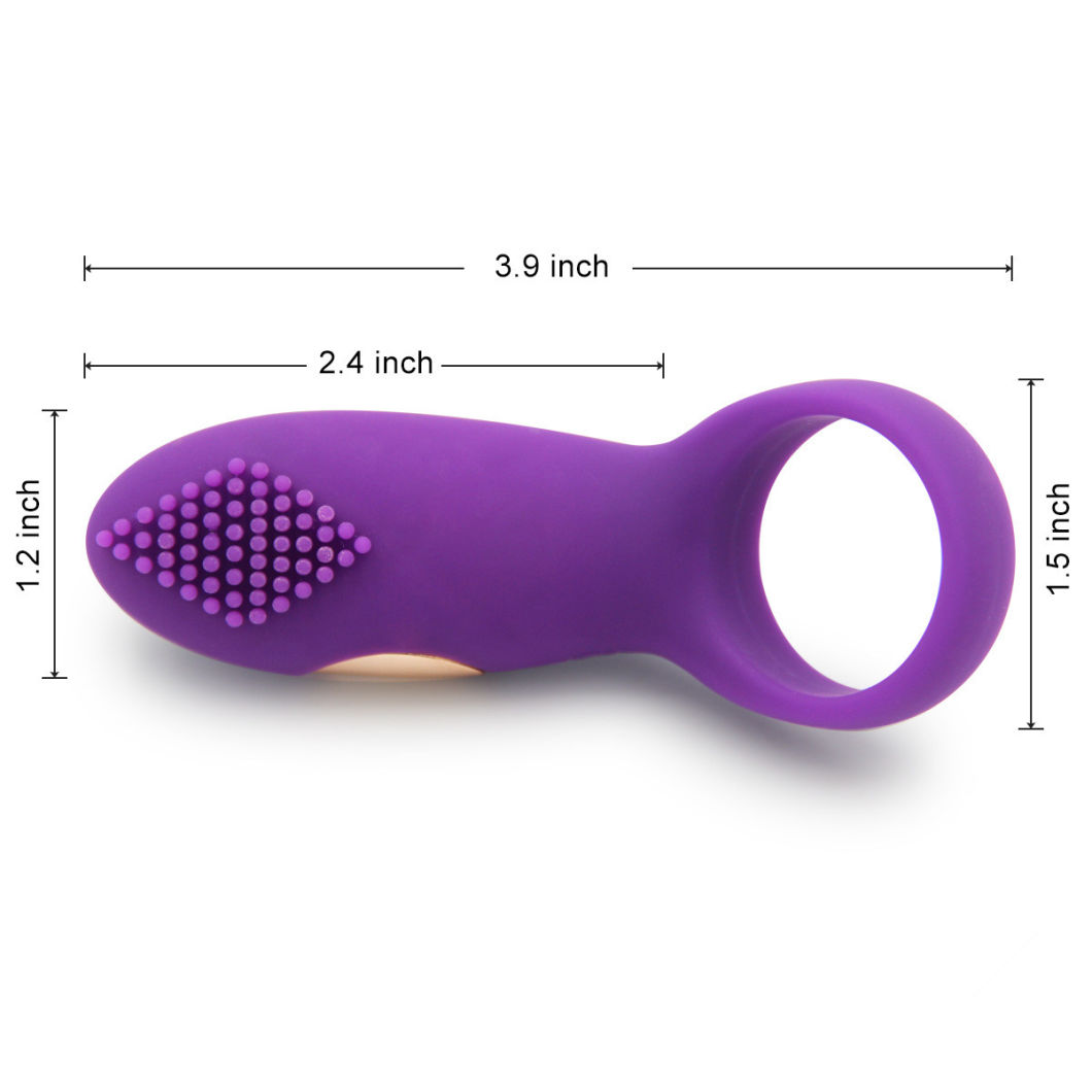 12 Function Men Cock Ring Exclusive Design Rechargeable Sex Product