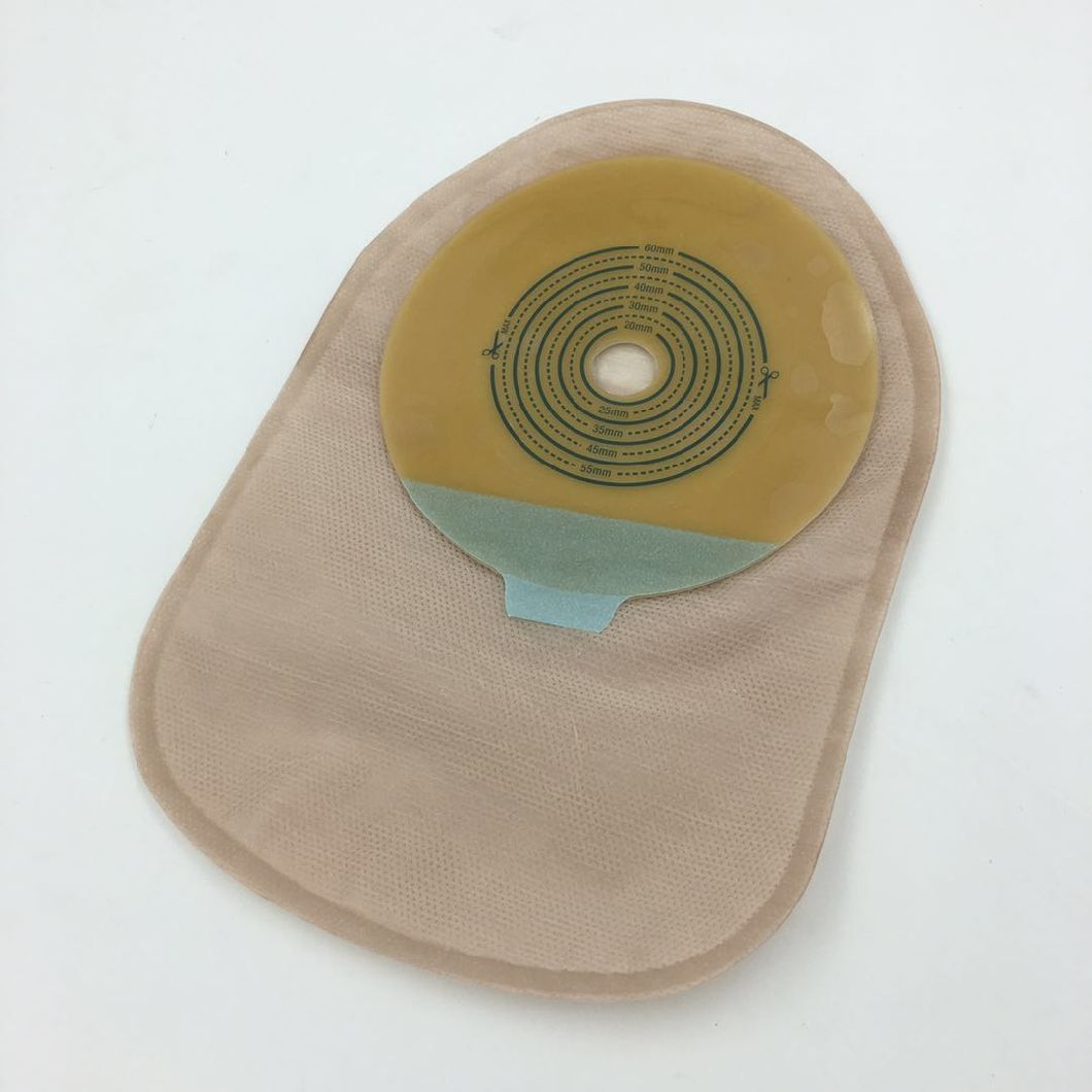 Two Piece Disposable Colostomy Stoma Bag for Medical Use
