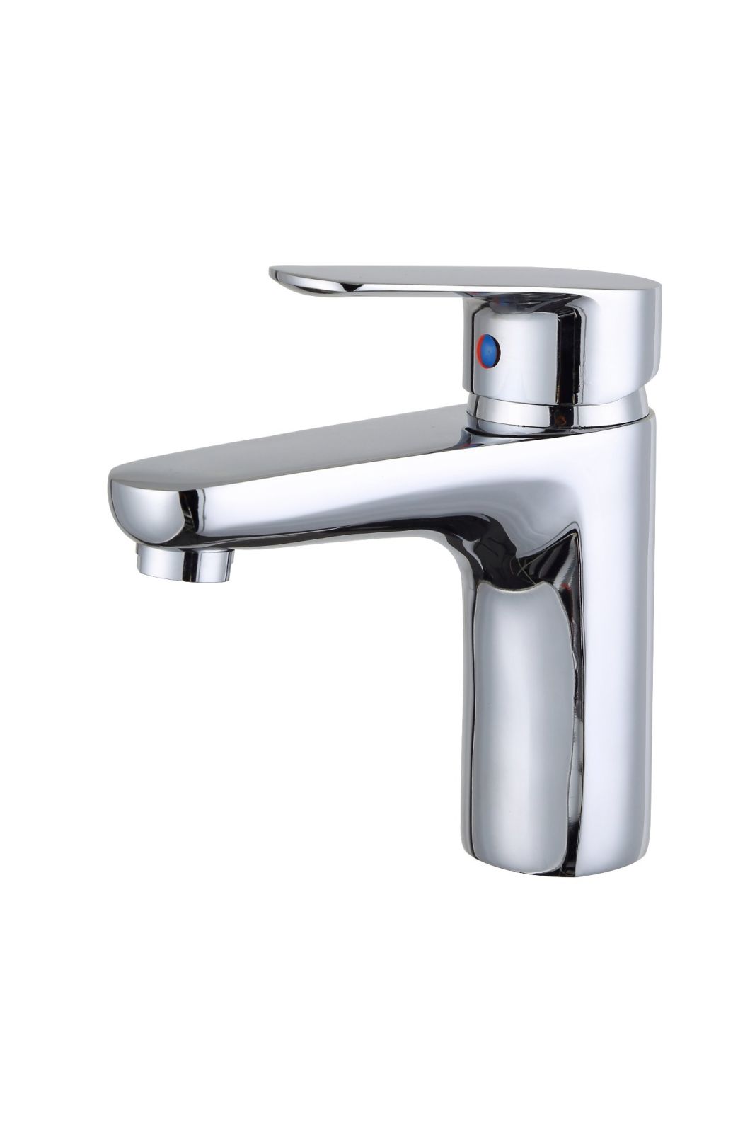 Chromed Single Handle Zinc Alloy Basin Faucet 3012y