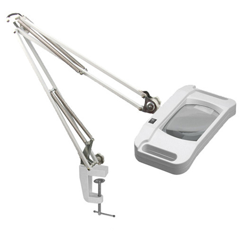 Table Clamp45X /3X Handheld Magnifier Lamp with LED Light for Reading