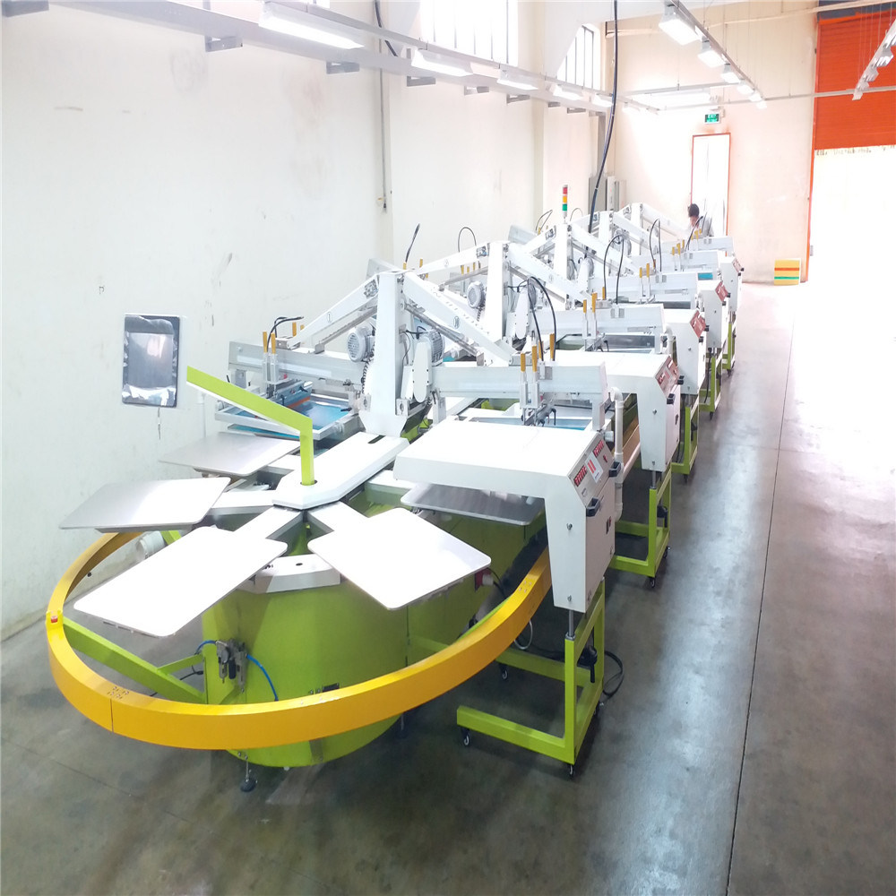 Oval Silk Screen Printing Machine for T-Shirt