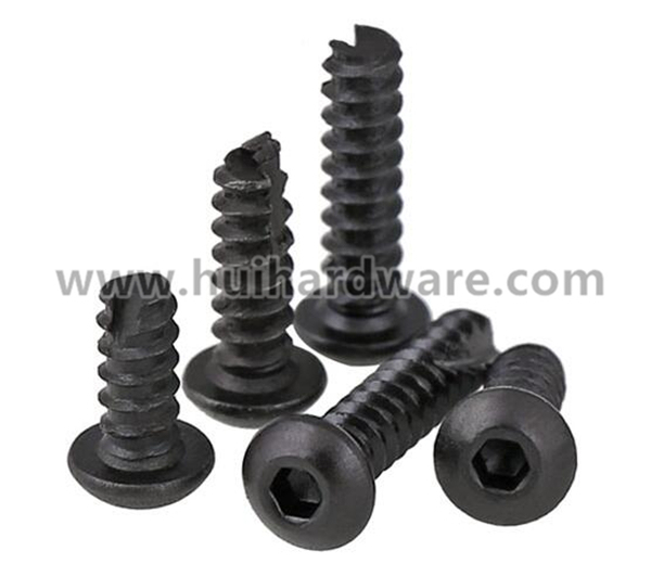 Grade 8 Hex Socket Pan Head Self Tapping Screw with Flat Point