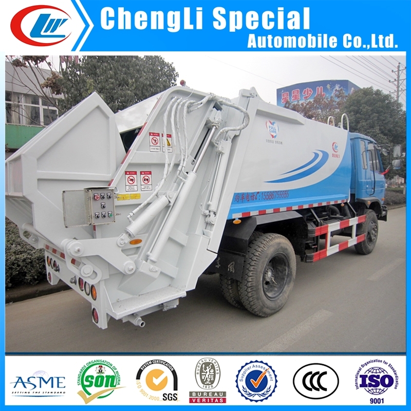 Dongfeng 5cbm City Sanitation Car Garbage Compactor Truck