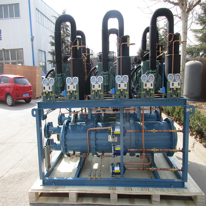 Open Type Refrigeration Industrial Parallel Compressors Unit