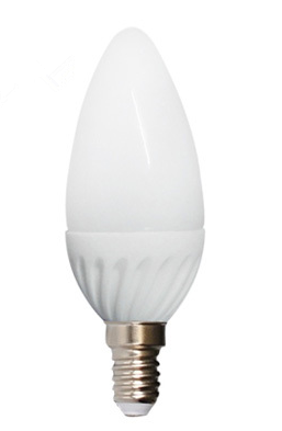 E14 Ceramic LED Bulb LED Candle Light 3W