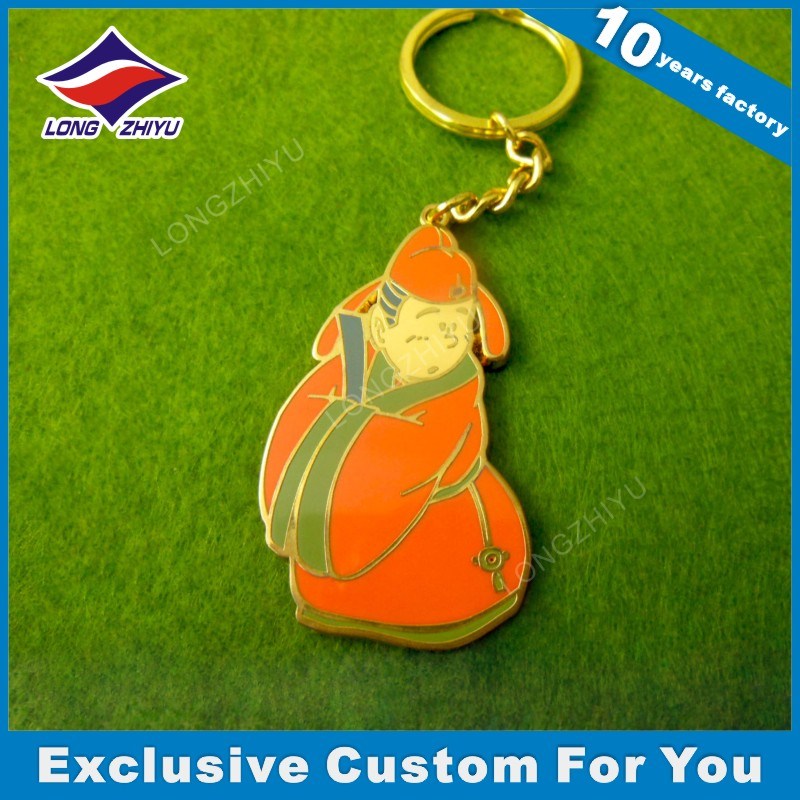 Classical Design Delicate Metal Keychain for Decorative Use