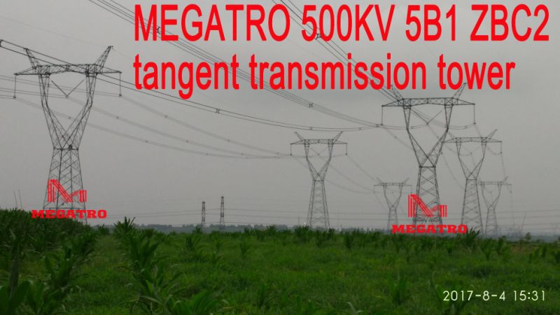 Megatro 500kv 5b1 Zbc2 Tangent Transmission Tower