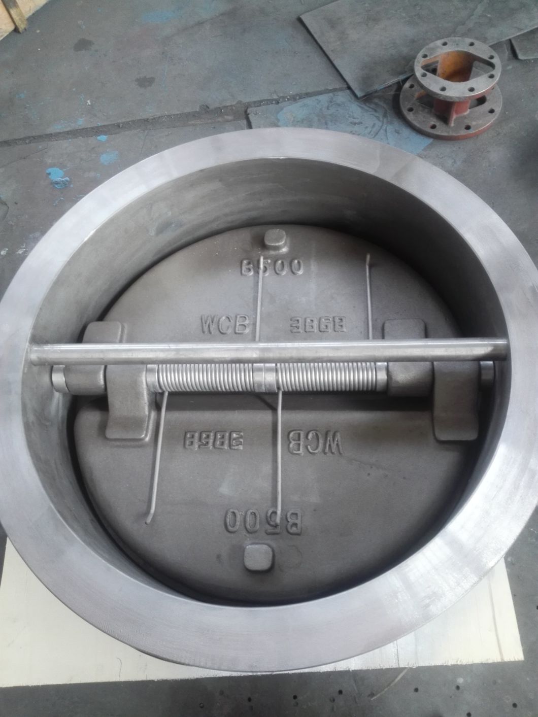 Wafer Butterfly Spring Loaded Double Disc Non Return Check Valve