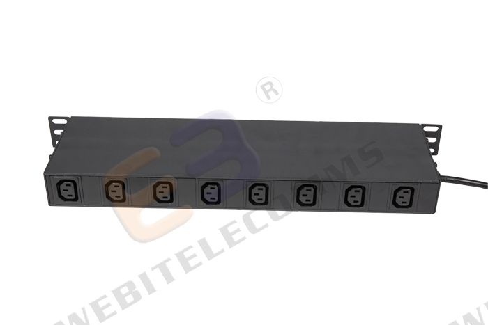 1u 19inch IEC C13 Power Strip, Used for Server Rack