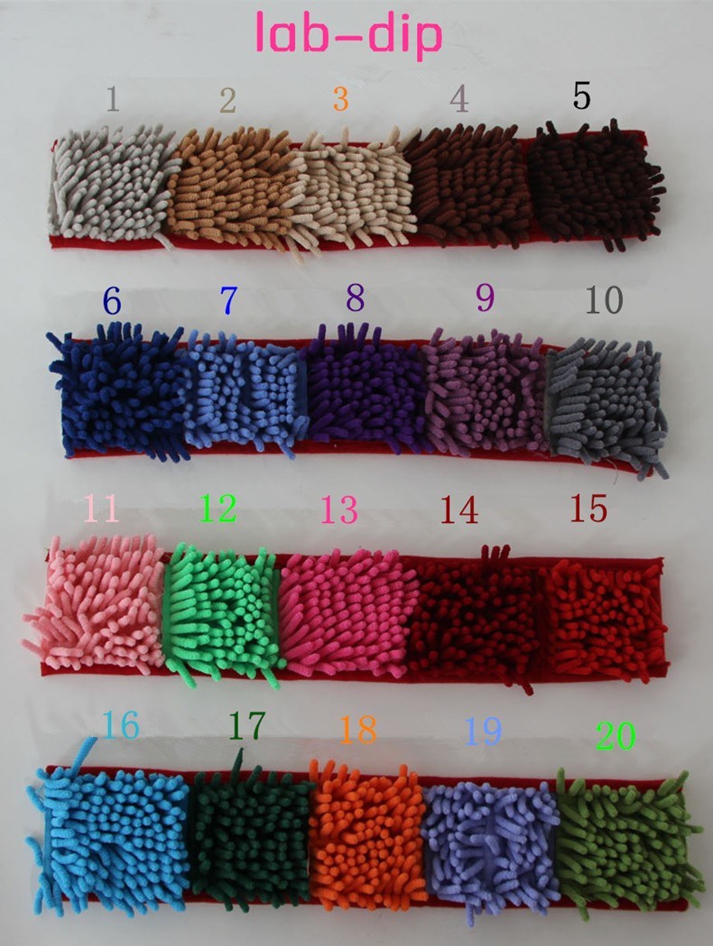 Wholesale Customize Size Chenille Anti-Slip Bath Mat